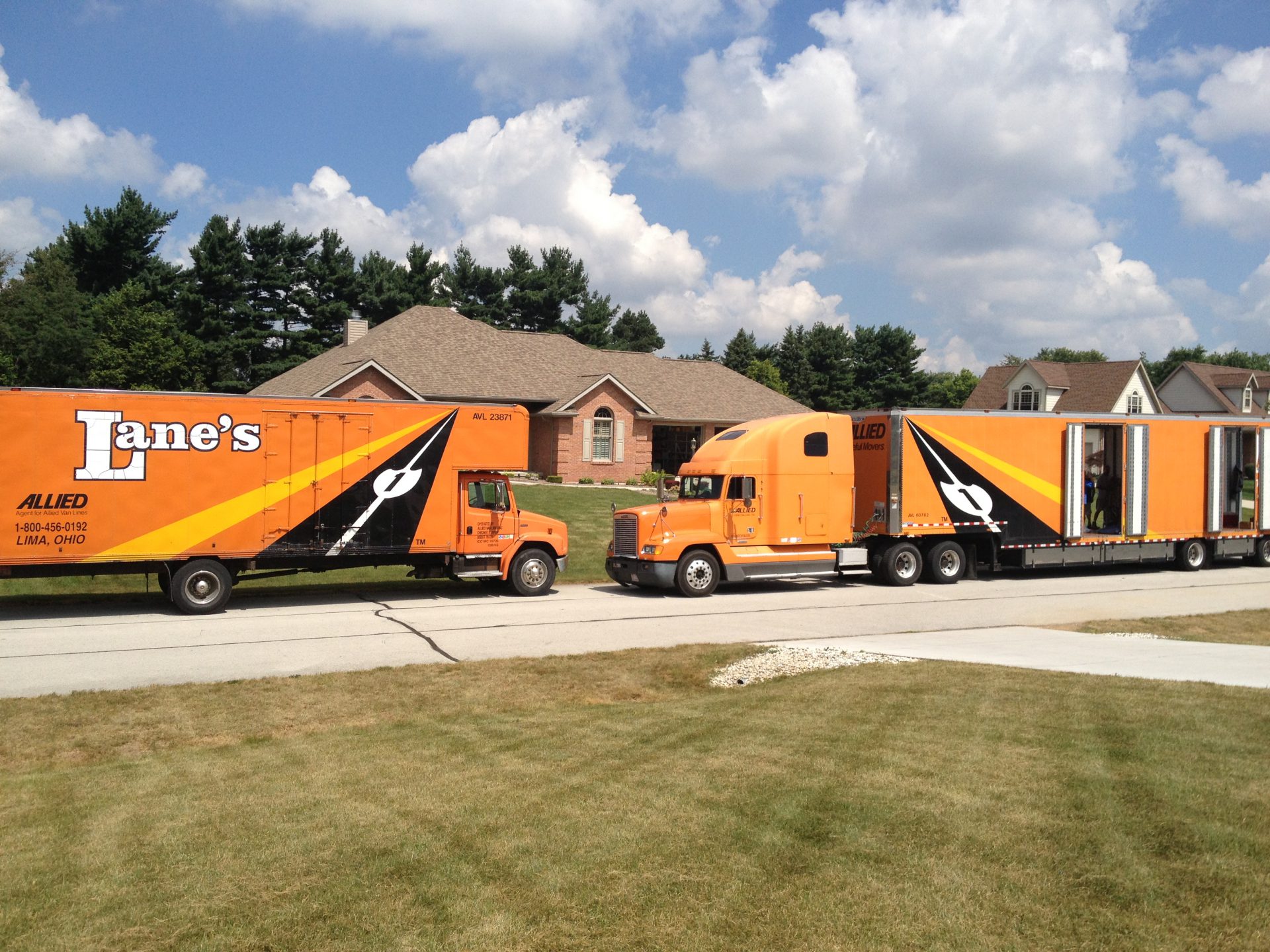 Interstate moving services